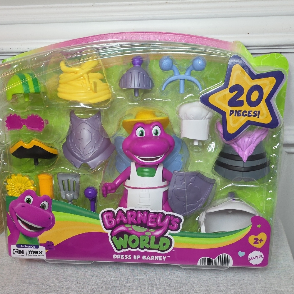 Mattel Barney's World Dress Up Set